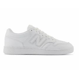 SNEAKERS NEW BALANCE LIFESTYLE UNISEX  - LTZ - LEATHER /TEXTILE / OTHER - WHITE BB480L3W