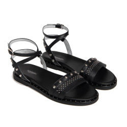 SANDALO NEROGIARDINI DONNA TAMIGI NERO TR TEULADA  NERO E307620D/100