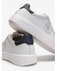 SNEAKERS BLAUER UOMO BUCK/LEA  S5BUCK01/LEA/BUCK01-WHITE/NAVY