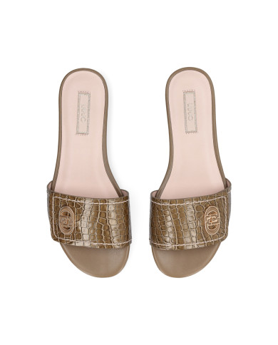 CIABATTE LIU JO DONNA SANDY 03 - SLIPPER PRINTED COCCO SPREAD JUNGLE SA6127EX068S4001