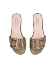 CIABATTE LIU JO DONNA SANDY 03 - SLIPPER PRINTED COCCO SPREAD JUNGLE SA6127EX068S4001