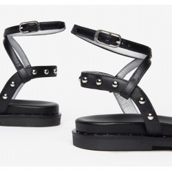 SANDALO NEROGIARDINI DONNA TAMIGI NERO TR TEULADA  NERO E307620D/100