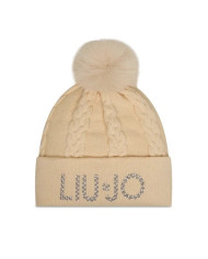 BERRETTO LIU JO DONNA BEANIE CON PONPON OAT MILK 2F5058 M0300 30003