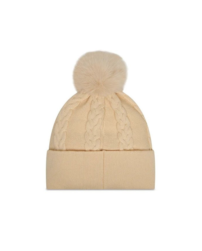 BERRETTO LIU JO DONNA BEANIE CON PONPON OAT MILK 2F5058 M0300 30003