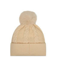 BERRETTO LIU JO DONNA BEANIE CON PONPON OAT MILK 2F5058 M0300 30003