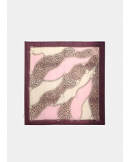 FOULARD  LIU JO DONNA CHAIN ANIM RED AUBERGINE 120X120CM 2F5074 T0300 91718