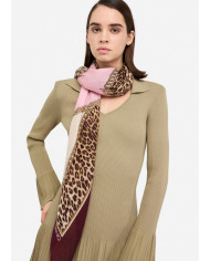 FOULARD  LIU JO DONNA CHAIN ANIM RED AUBERGINE 120X120CM 2F5074 T0300 91718