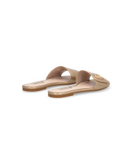 CIABATTE LIU JO DONNA SANDY 03 - SLIPPER METALLIC LIGHT GOLD SA6127EX02904178