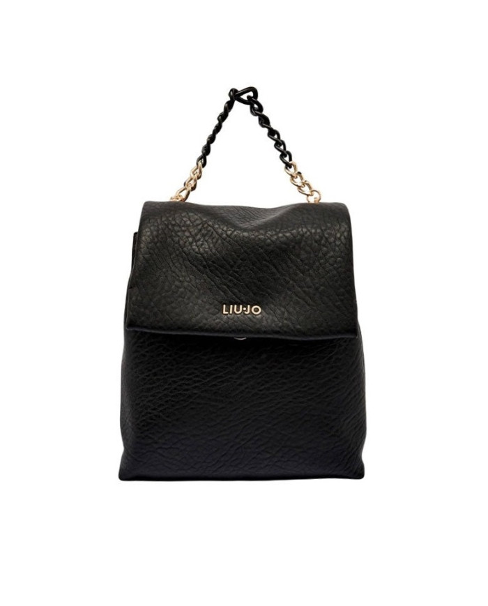 ZAINO LIU JO DONNA M BACKPACK NERO 26X23X10CM AF5005 E0161 22222