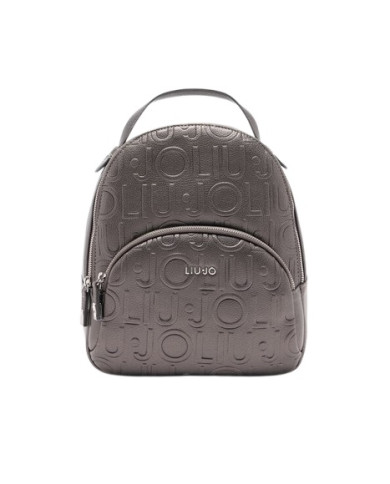 ZAINO LIU JO DONNA ECS M  BACKPACK ANTRACITE MET. 26X9X30CM AF5157 E0538 04020