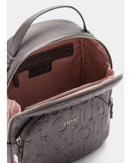 ZAINO LIU JO DONNA ECS M  BACKPACK ANTRACITE MET. 26X9X30CM AF5157 E0538 04020