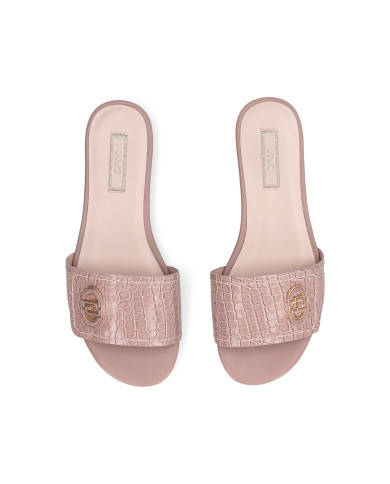 CIABATTE LIU JO DONNA SANDY 03 - SLIPPER PRINTED COCCO SPREAD NUDE SA6127EX06851315