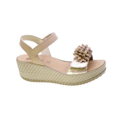 SANDALO CON ZEPPA ENVAL SOFT DONNA CAPRA MET PARKE PLATINO 5783833