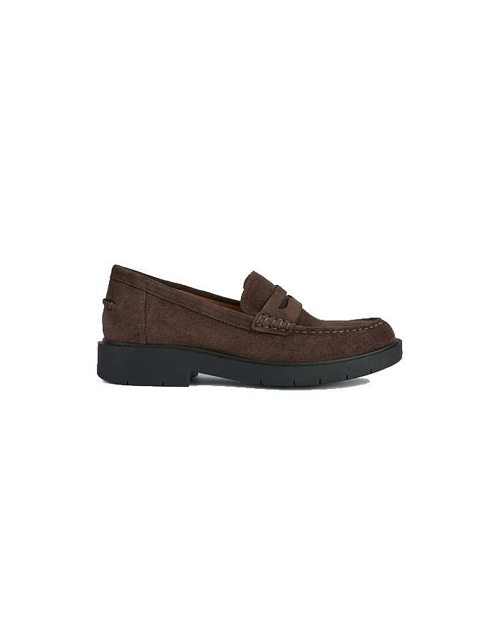 MOCASSINO GEOX DONNA SPHERICA OIL.SUEDE COFFE D25QRA 00023 C6009