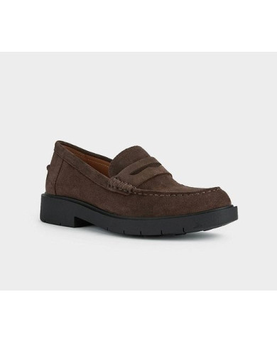 MOCASSINO GEOX DONNA SPHERICA OIL.SUEDE COFFE D25QRA 00023 C6009
