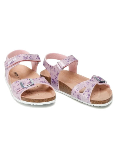 SANDALI  GEOX BAMBINAJ ADRIEL SINT.GLITTER ROSA J028MC 000QD C8005 tg:36-37