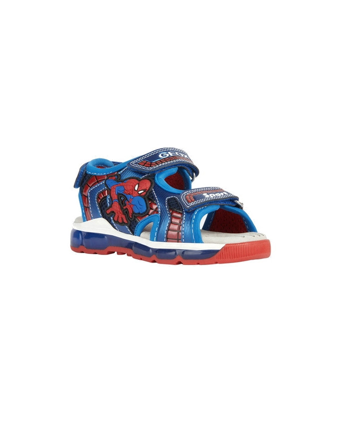 SANDALI  GEOX BAMBINO ANDROID SPIDER MAN  NAVY/ROYAL J350QA 014CE C4226 TG: 28-35