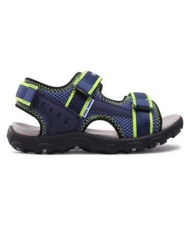 SANDALI  GEOX BAMBINO STRADA  BLUE/LIME J1524A 014CE C4052