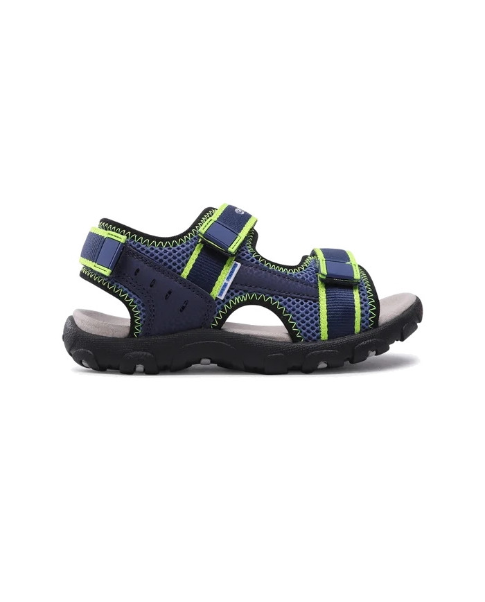SANDALI  GEOX BAMBINO STRADA  BLUE/LIME J1524A 014CE C4052
