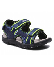 SANDALI  GEOX BAMBINO STRADA  BLUE/LIME J1524A 014CE C4052