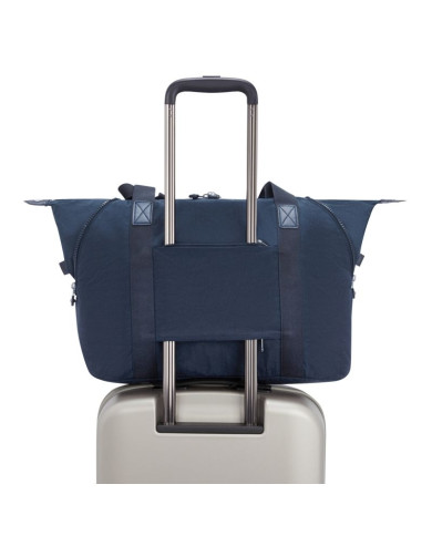 BORSA KIPLING ART M BLUE BLEU 2 MULTIUSO CON PASSANTE TROLLEY 58X32X20CM KPK1340596V1