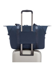 BORSA KIPLING ART M BLUE BLEU 2 MULTIUSO CON PASSANTE TROLLEY 58X32X20CM KPK1340596V1