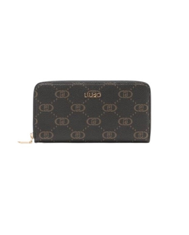 PORTAFOGLIO LIU JO  DONNA ECS XL ZIP AROUND BLACK 19X10X2CM AF5170 E0668 22222