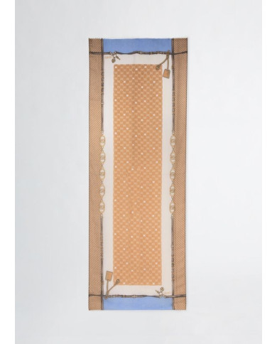 SCIARPA SCIALLE LIU JO DONNA STOLA CAMMELLO 70X180CM 2A5025 T0300 00070