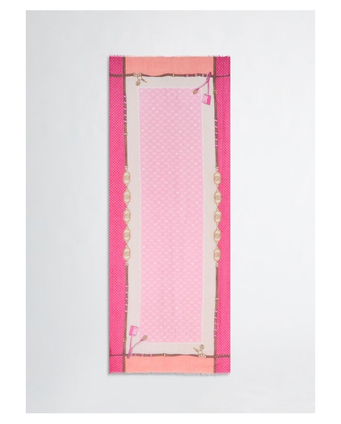 SCIARPA SCIALLE  LIU JO DONNA STOLA ROSA 70X180CM 2A5025 T0300 72624