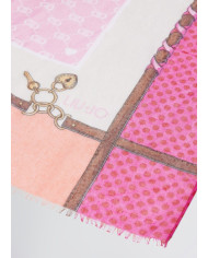SCIARPA SCIALLE  LIU JO DONNA STOLA ROSA 70X180CM 2A5025 T0300 72624
