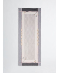 SCIARPA SCIALLE  LIU JO DONNA STOLA NERO 70X180CM 2A5025 T0300 22222