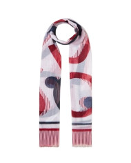 SCIARPA SCIALLE  LIU JO DONNA STOLA MIX PRINT ROSSO 70X180CM 2A5051 T0300 M9360