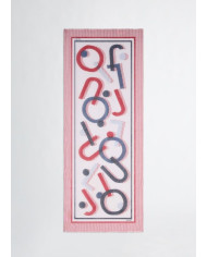 SCIARPA SCIALLE  LIU JO DONNA STOLA MIX PRINT ROSSO 70X180CM 2A5051 T0300 M9360