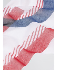 SCIARPA SCIALLE  LIU JO DONNA STOLA MIX PRINT ROSSO 70X180CM 2A5051 T0300 M9360