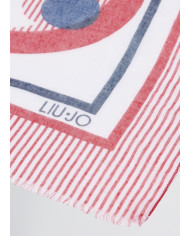 SCIARPA SCIALLE  LIU JO DONNA STOLA MIX PRINT ROSSO 70X180CM 2A5051 T0300 M9360