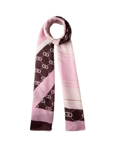 SCIARPA SCIALLE  LIU JO DONNA STOLA CHECK ROSA 70x180CM 2F5072 T0300 43204
