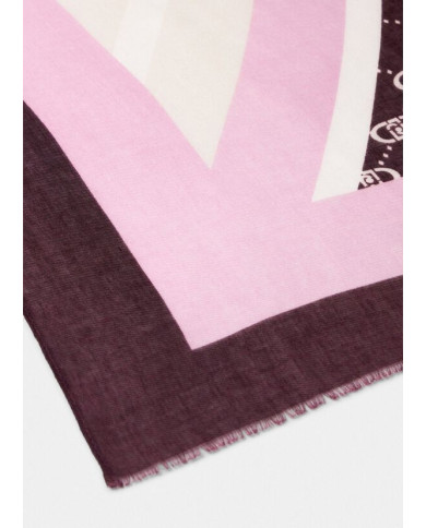SCIARPA SCIALLE  LIU JO DONNA STOLA CHECK ROSA 70x180CM 2F5072 T0300 43204