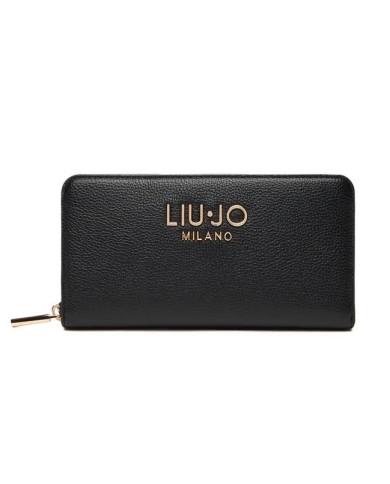 PORTAFOGLIO LIU JO  DONNA ECS XL ZIP AROUND BLACK 19x2x10CM AF5170 E0058 22222