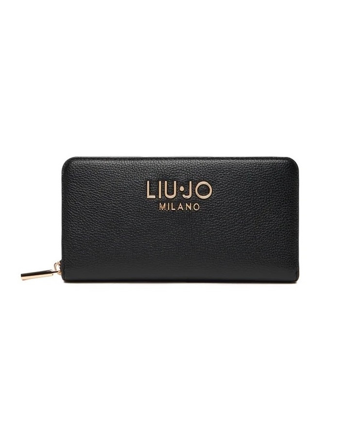 PORTAFOGLIO LIU JO  DONNA ECS XL ZIP AROUND BLACK 19x2x10CM AF5170 E0058 22222