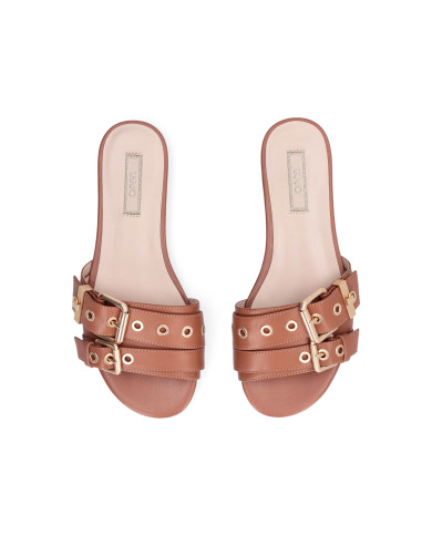 CIABATTE LIU JO DONNA SANDY 12 - SLIPPER CALF SADDLE SA6157P0102S3804