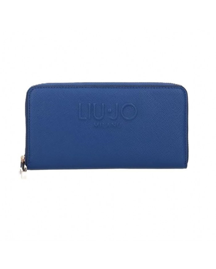 PORTAFOGLIO LIU JO  DONNA WALLET DUST BLUE 19X2X10CM AA5155 E0087 X0682