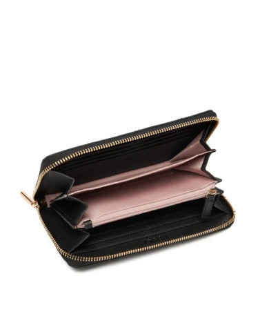 PORTAFOGLIO LIU JO  DONNA ECS XL ZIP AROUND BLACK 19.5X10X2CM AF5170 E0538 22222