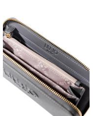 PORTAFOGLIO LIU JO  DONNA ECS XL ZIP AROUND  ANTRACITE 19x10x2.5CM AF5170 E0087 00071
