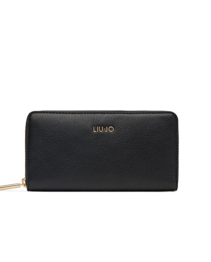 PORTAFOGLIO LIU JO DONNA WALLET NERO 19X2X10CM AA5155 E0058 22222