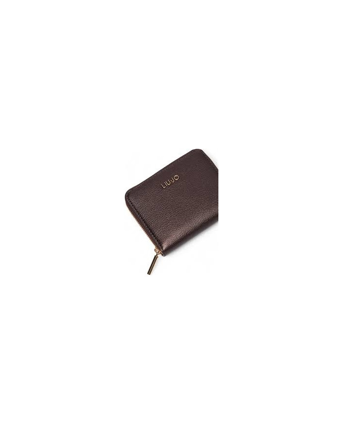 PORTAFOGLIO LIU JO  ECS M ZIP BROWN STONE 12,5X2X10CM AF4281 E0037 X0582