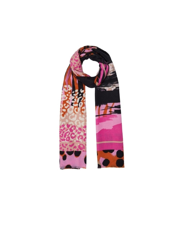 FOULARD LIU JO DONNA STOLA STAMPA ANIMALIER 2F4089 T0300 92434