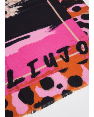 FOULARD LIU JO DONNA STOLA STAMPA ANIMALIER 2F4089 T0300 92434
