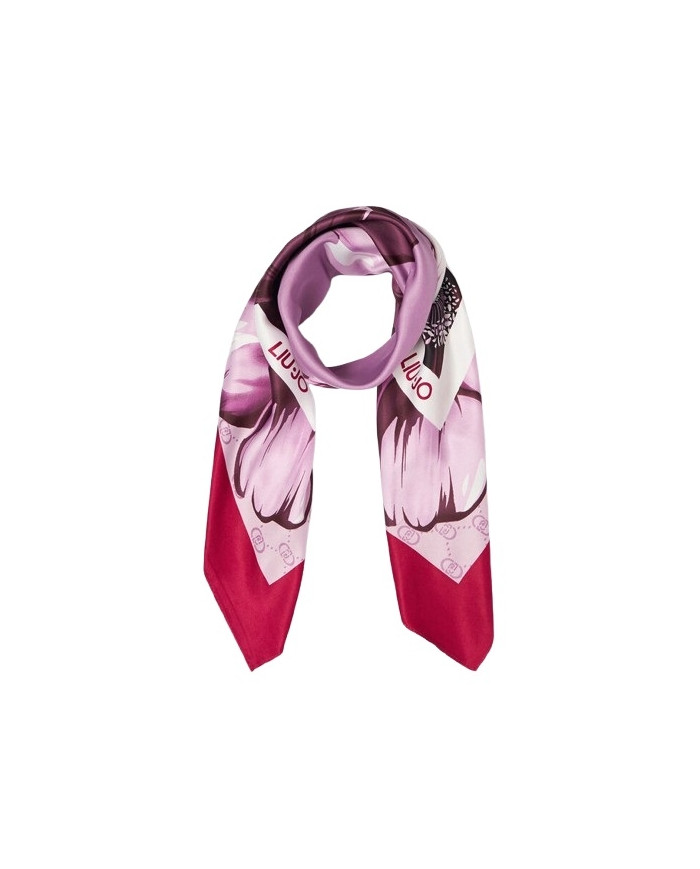 FOULARD LIU JO DONNA STOLA SANGRIA FLOREALE 90X90CM 2A5027 T0300 00949