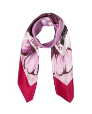 FOULARD LIU JO DONNA STOLA SANGRIA FLOREALE 90X90CM 2A5027 T0300 00949