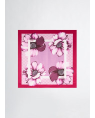 FOULARD LIU JO DONNA STOLA SANGRIA FLOREALE 90X90CM 2A5027 T0300 00949